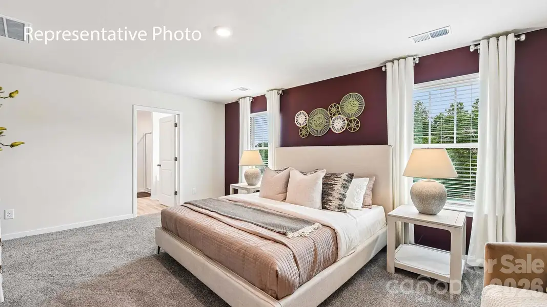 Furnished interior view inside a new home in Brandon Creek, Gastonia (Image 13).