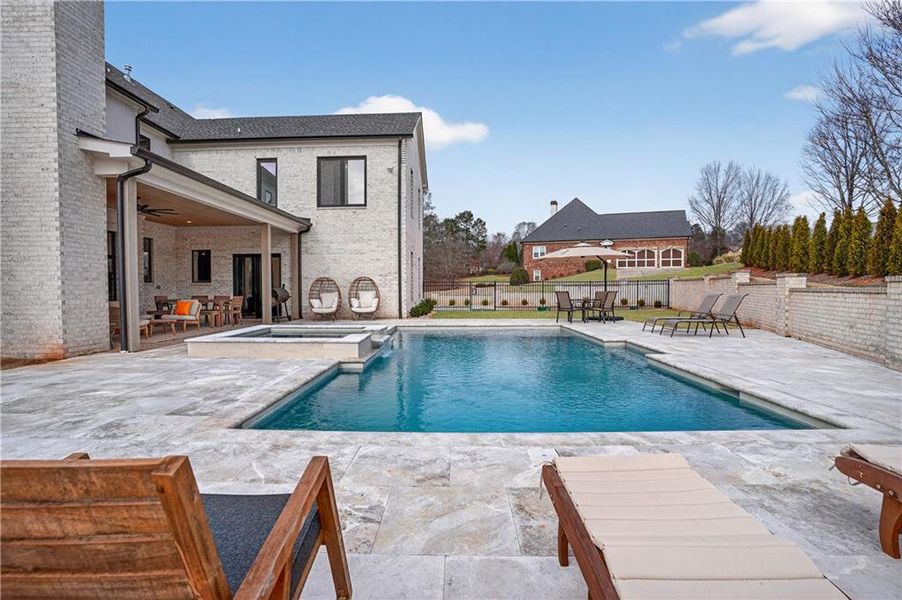 Exterior details and patio area of a home in , Hoschton (Image 30).