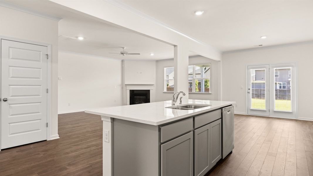 Furnished interior view inside a new home in Bridle Creek, Locust Grove (Image 9).