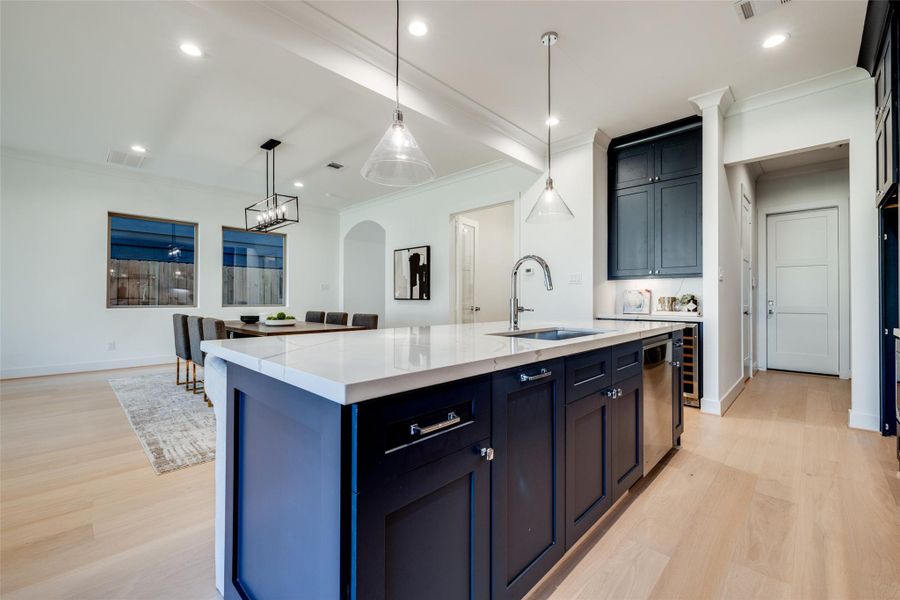Furnished interior view inside a new home in , Houston (Image 18).