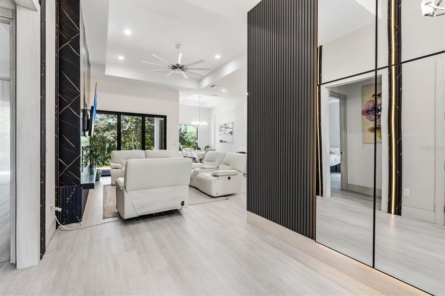 Furnished interior view inside a new home in , Venice (Image 37). Furnished interior view inside a new home in , Venice (Image 37).