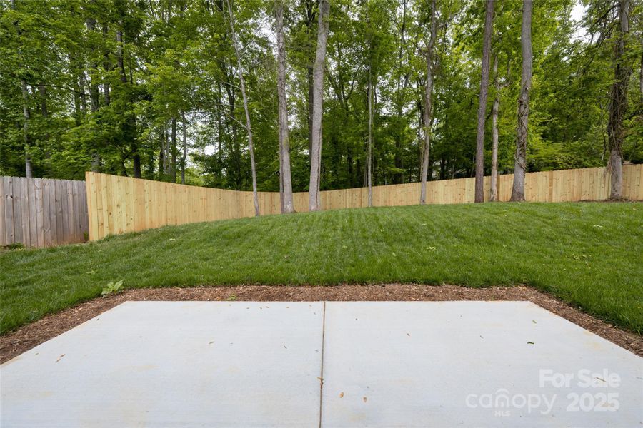 back patio and yard back patio and yard