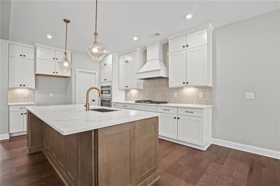 Furnished interior view inside a new home in Governor’s Preserve, Canton (Image 5).