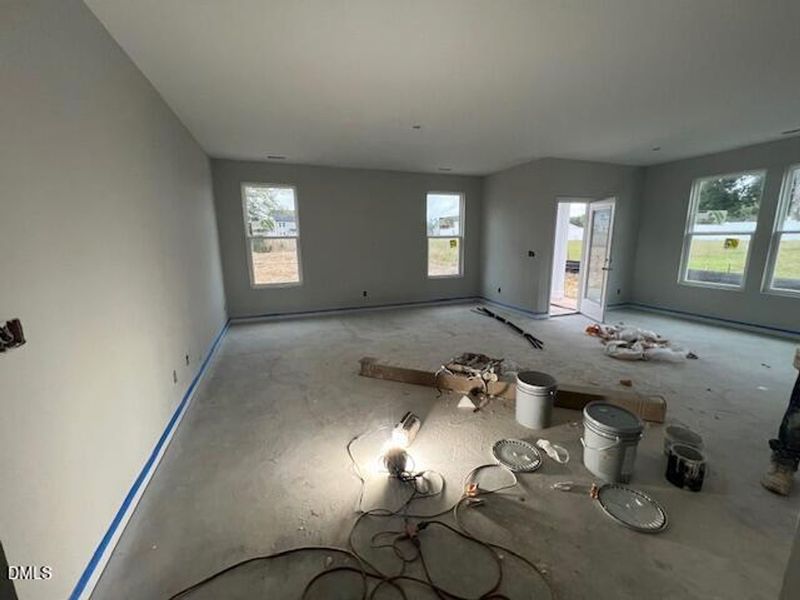 In-progress construction of a new home in Wellers Knoll, Lillington, NC (Image 31).