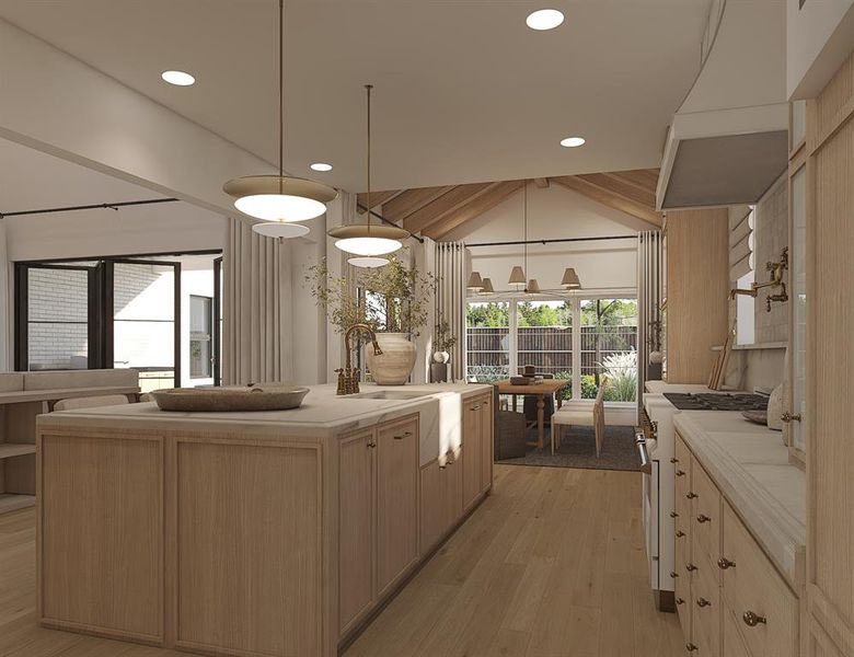 Furnished interior view inside a new home in , Dallas (Image 5).