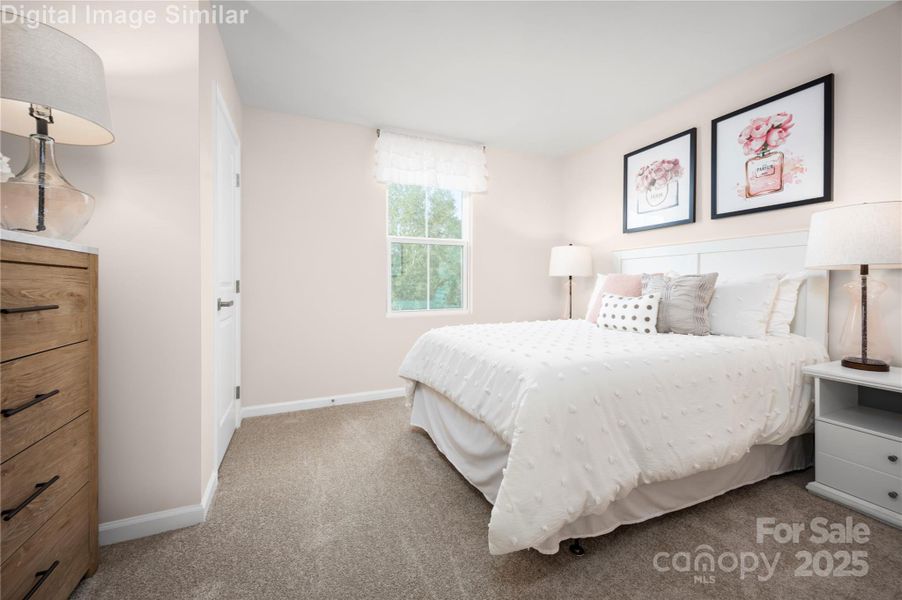 Furnished interior view inside a new home in , Charlotte (Image 17). Furnished interior view inside a new home in , Charlotte (Image 17).