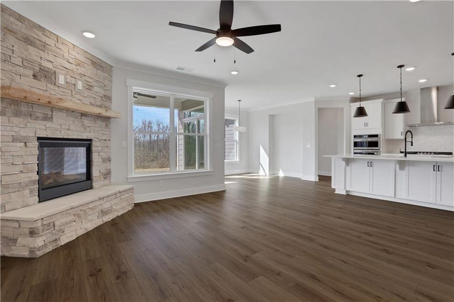 Spacious, unfurnished interior of a new home in Marble Tree, Ball Ground (Image 27).