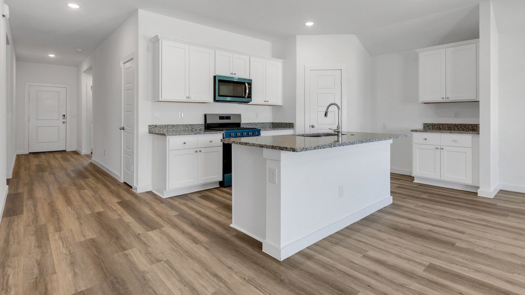 Furnished interior view inside a new home in Everest Heights, Lubbock (Image 9). Furnished interior view inside a new home in Everest Heights, Lubbock (Image 9).