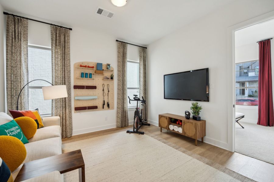 Furnished interior view inside a new home in Talia, Mesquite (Image 10). Furnished interior view inside a new home in Talia, Mesquite (Image 10).