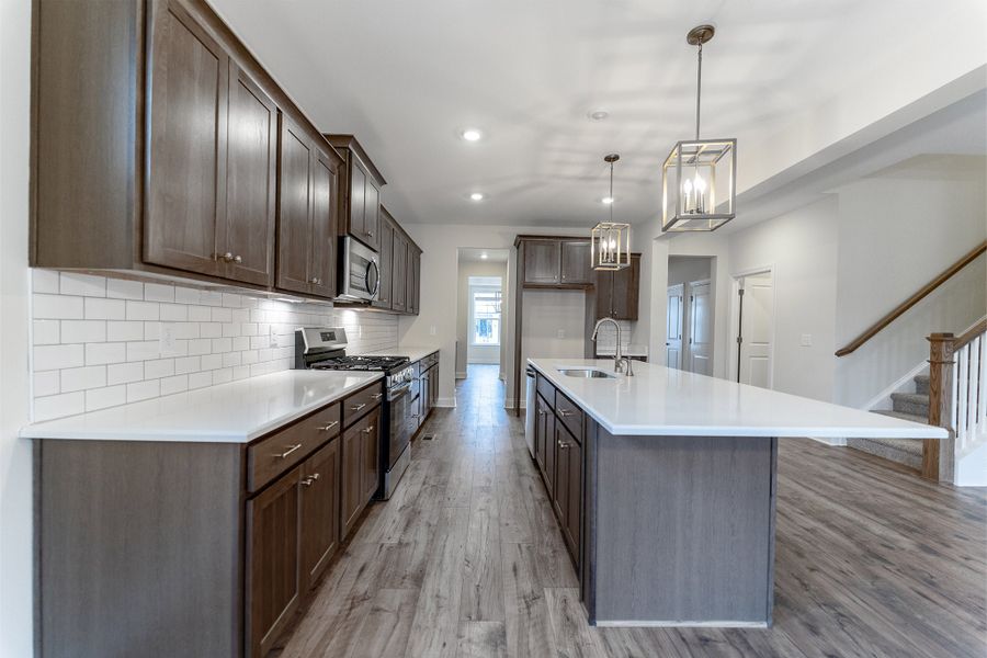 Furnished interior view inside a new home in The Retreat at Norman Farm, Hendersonville (Image 11). Furnished interior view inside a new home in The Retreat at Norman Farm, Hendersonville (Image 11).