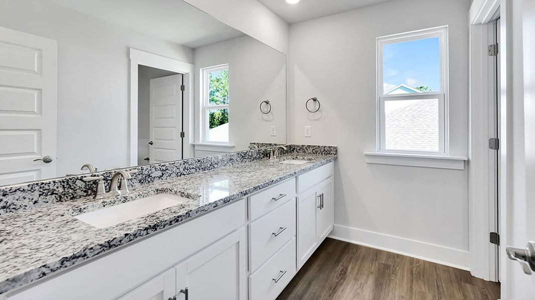 Furnished interior view inside a new home in The Haven at Indigo Preserve, Leland (Image 13).