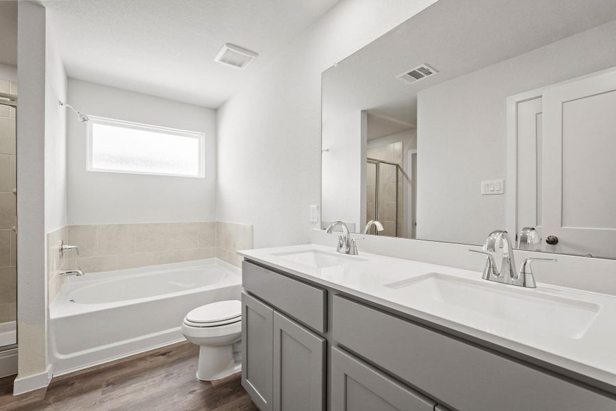 Furnished interior view inside a new home in Reveille Estates, Bryan (Image 7).