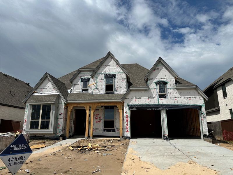 In-progress construction of a new home in Meridiana, Manvel, TX (Image 21).