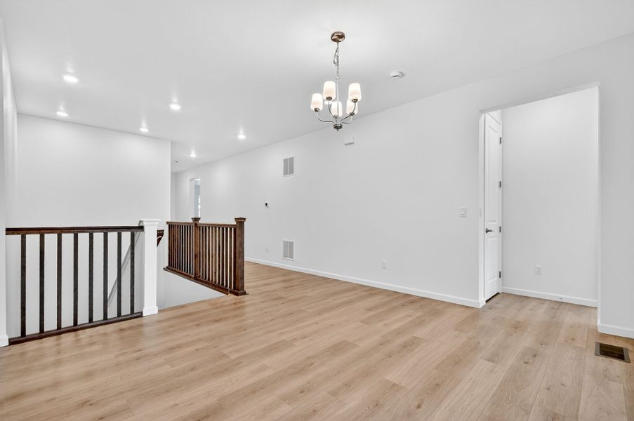 Spacious, unfurnished interior of a new home in Trailstone, Arvada (Image 19). Spacious, unfurnished interior of a new home in Trailstone, Arvada (Image 19).