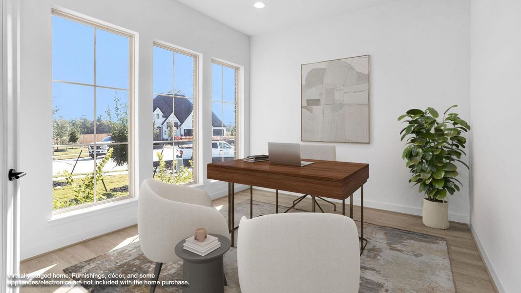 Furnished interior view inside a new home in Briarley, Montgomery (Image 9).