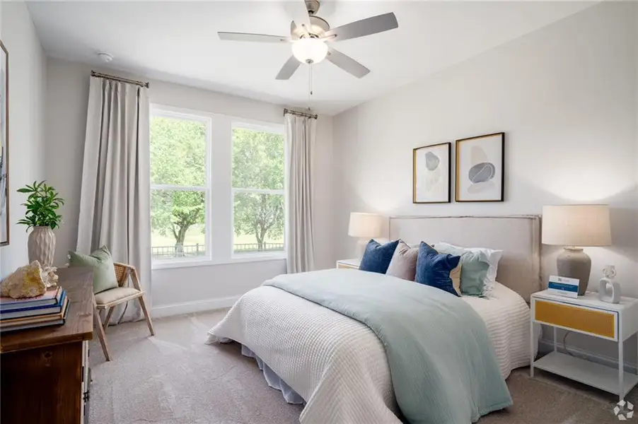 Furnished interior view inside a new home in , Cartersville (Image 10).