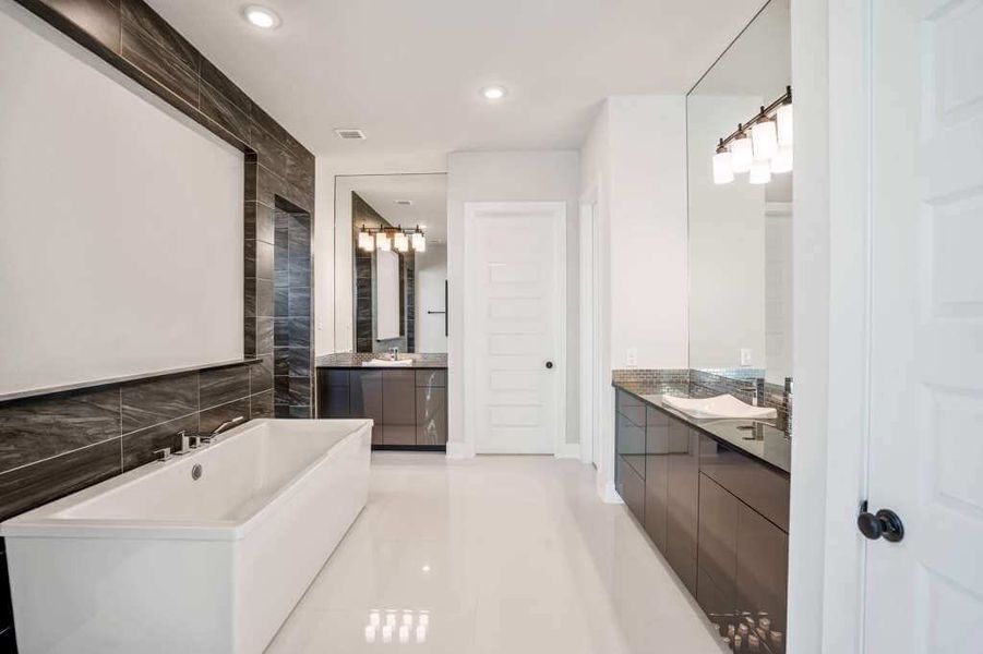 Furnished interior in a model home at Briarley in Montgomery (Image 6).