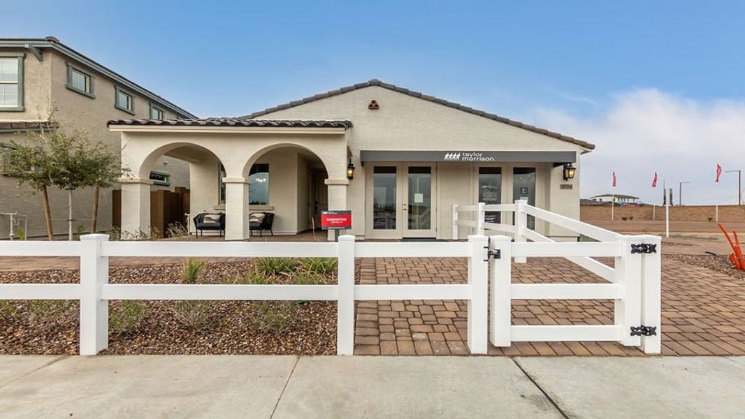 Representative exterior photo of a completed home built from the Edmonton by Taylor Morrison in Paradisi Discovery Collection, Surprise, AZ (Image 19). Representative exterior photo of a completed home built from the Edmonton by Taylor Morrison in Paradisi Discovery Collection, Surprise, AZ (Image 19).