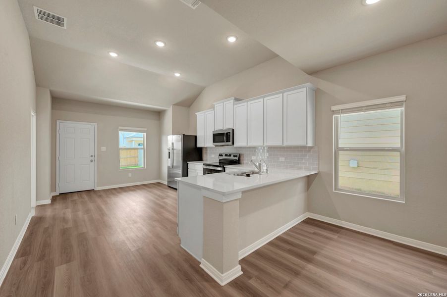 Furnished interior view inside a new home in Paloma Park, Converse (Image 5).