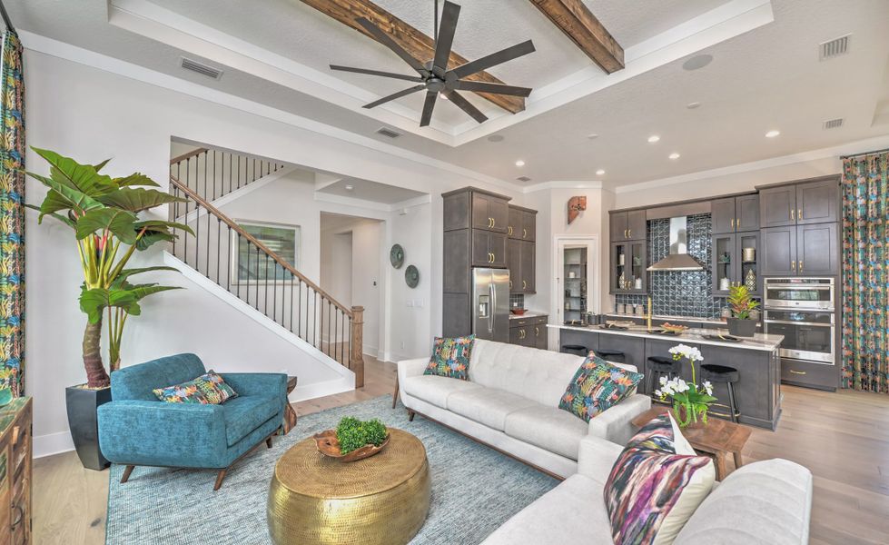 Furnished interior view inside a new home in Seven Pines, Jacksonville (Image 7). Furnished interior view inside a new home in Seven Pines, Jacksonville (Image 7).