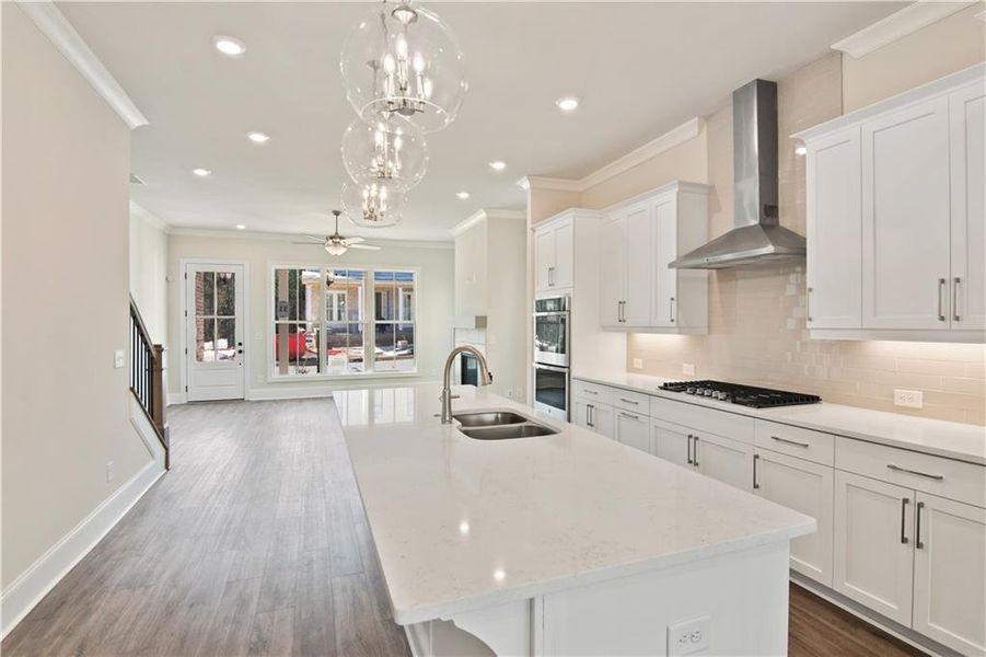 Furnished interior view inside a new home in Waterhaven, Cumming (Image 9).