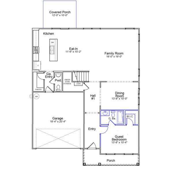 2D floor plan layout of this home in Citadel Point at Southbridge, Sneads Ferry, NC (Image 2). 2D floor plan layout of this home in Citadel Point at Southbridge, Sneads Ferry, NC (Image 2).