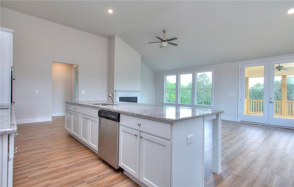 Furnished interior view inside a new home in , Homer (Image 16).