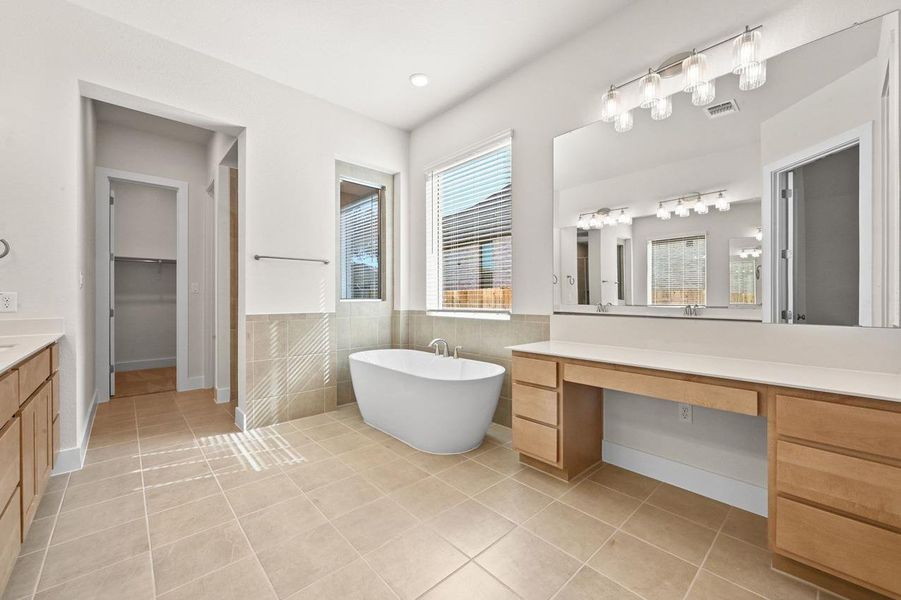 Furnished interior view inside a new home in 6 Creeks at Waterridge: 70ft. lots, Kyle (Image 10).