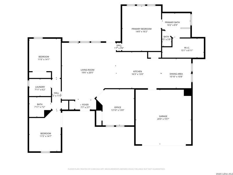 2D floor plan layout of this home in Jordan's Ranch, San Antonio, TX (Image 5).