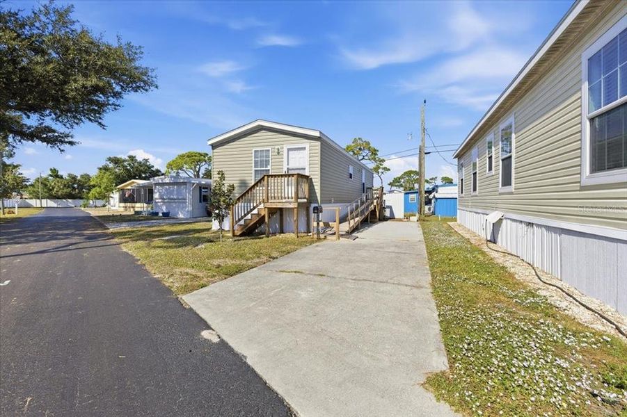 Exterior details and patio area of a home in , Englewood (Image 2).