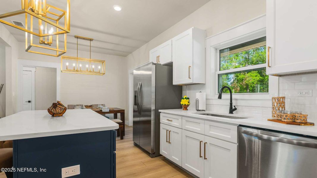 Furnished interior view inside a new home in , Hampton (Image 3).