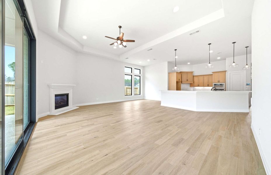 Spacious, unfurnished interior of a new home in The Highlands 55′, Porter (Image 31).