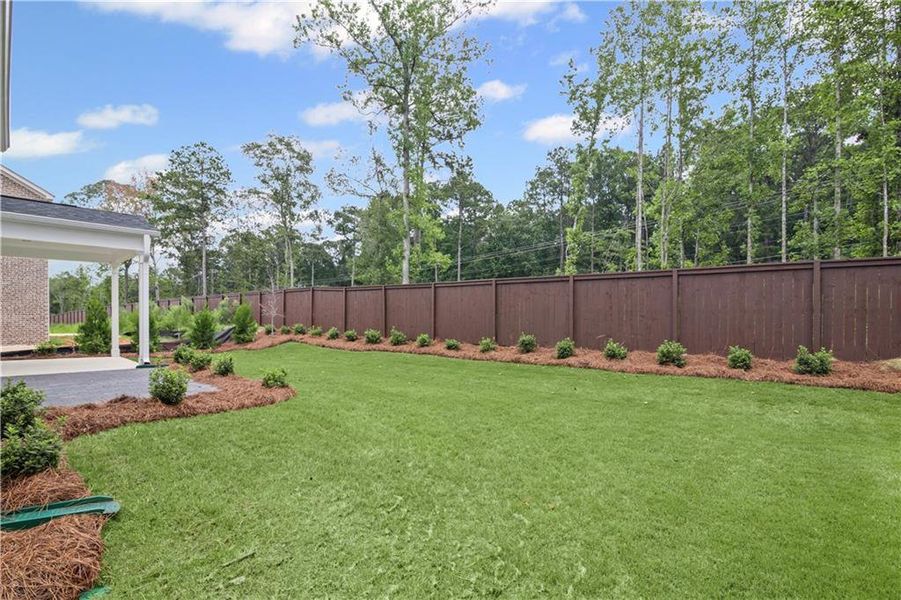 Front exterior of a new home in Briar Creek, Atlanta, GA, highlighting curb appeal (Image 7). Front exterior of a new home in Briar Creek, Atlanta, GA, highlighting curb appeal (Image 7).