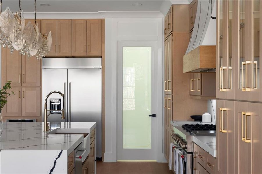 Furnished interior view inside a new home in , Suwanee (Image 70).