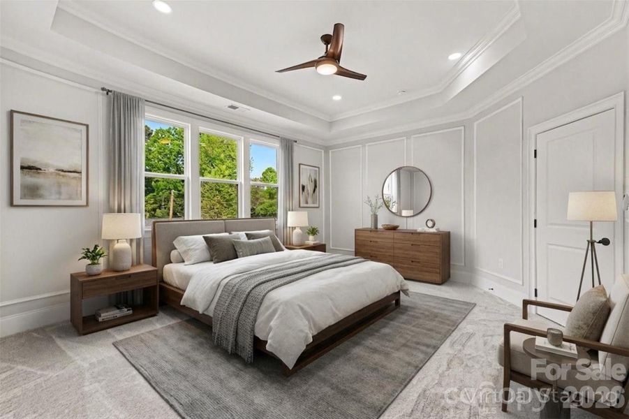 Furnished interior view inside a new home in , Concord (Image 15).