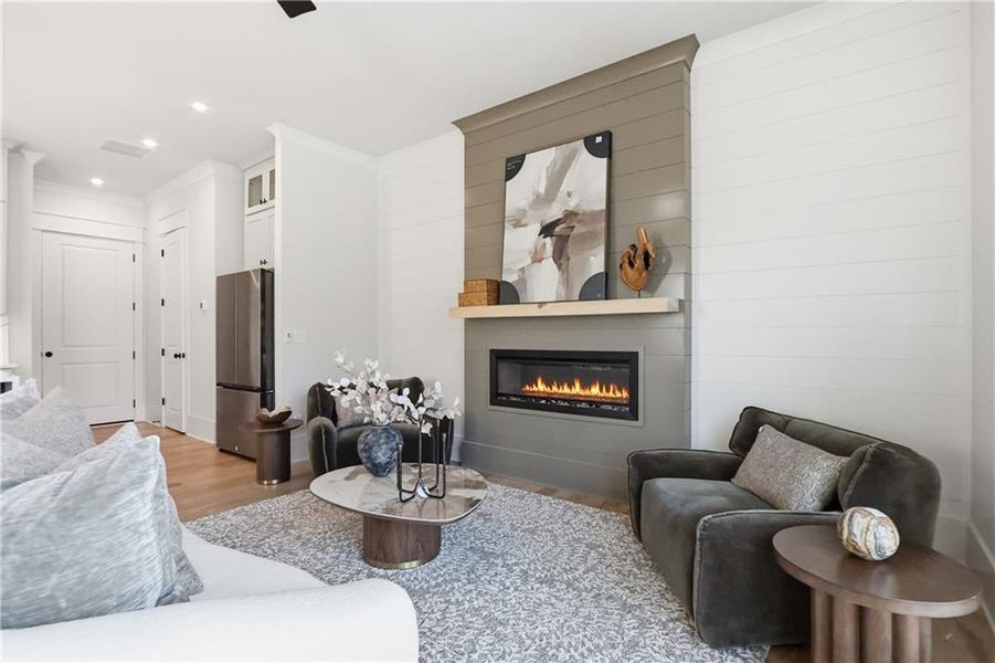 Furnished interior view inside a new home in , Braselton (Image 16). Furnished interior view inside a new home in , Braselton (Image 16).