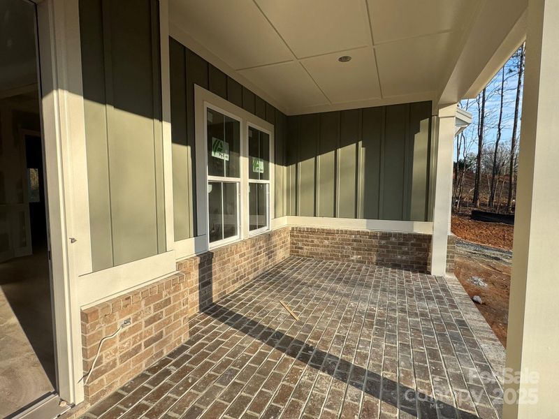 Exterior details and patio area of a home in , Hickory (Image 5).