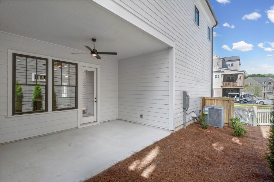 Representative exterior details of a home built from the The Aldridge by JW Collection in South On Main, Woodstock (Image 14).