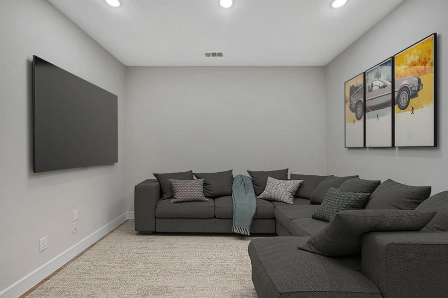 Furnished interior view inside a new home in Sterling Greene, Arlington (Image 11).