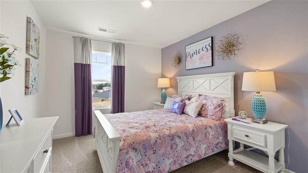 Furnished interior view inside a new home in Poplar Preserve, Newnan (Image 6). Furnished interior view inside a new home in Poplar Preserve, Newnan (Image 6).