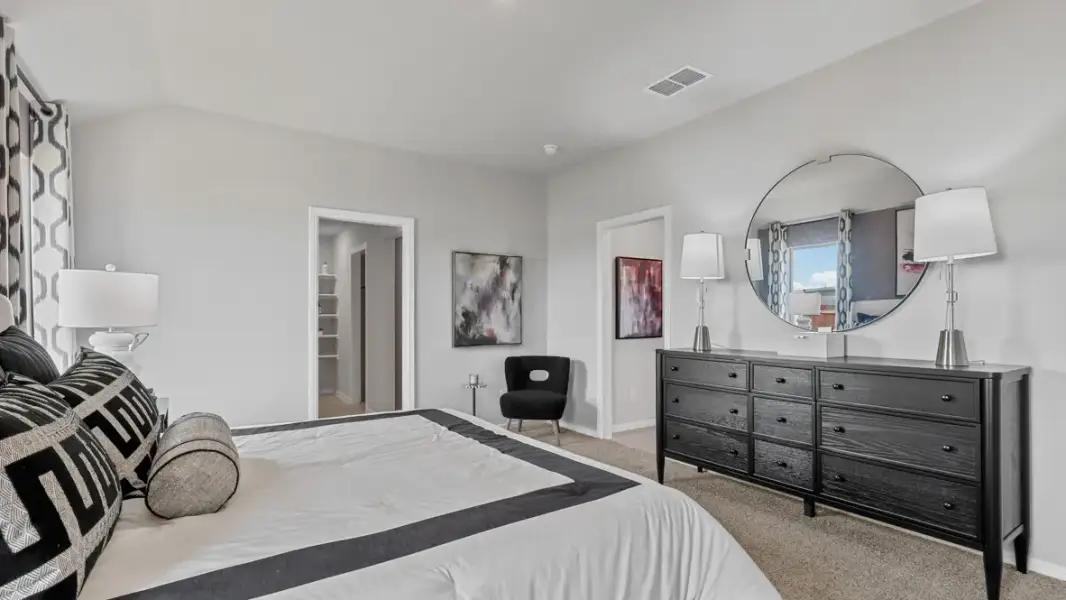 Furnished interior view inside a new home in Hadley Farms, Godley (Image 25).