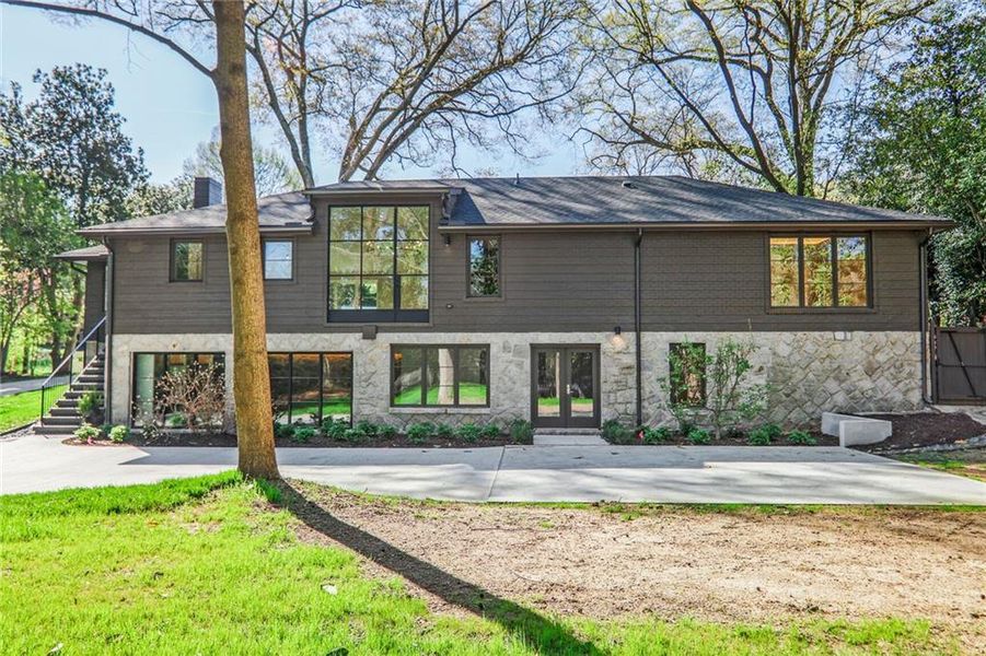 Front exterior of a new home in , Atlanta, GA, highlighting curb appeal (Image 1).