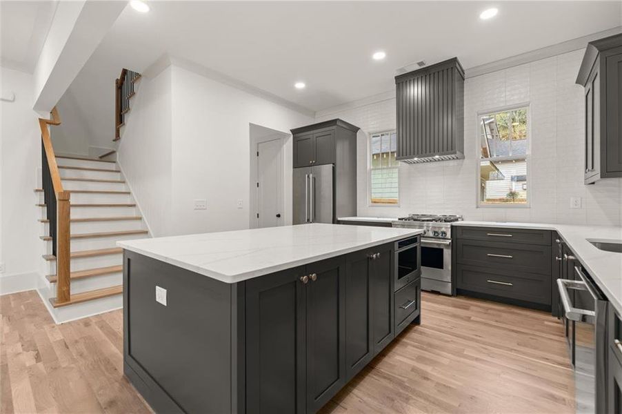 Furnished interior view inside a new home in , Atlanta (Image 12).