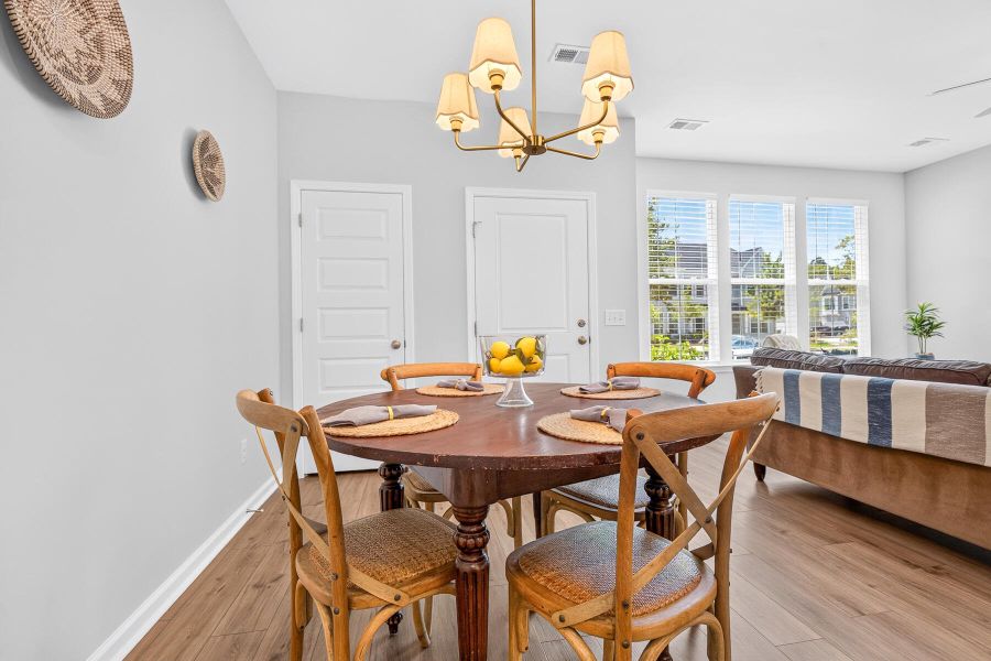 Furnished interior view inside a new home in , Summerville (Image 14). Furnished interior view inside a new home in , Summerville (Image 14).