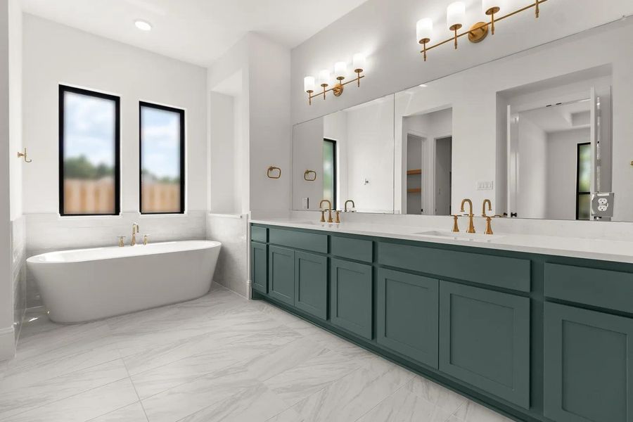 The Brookdale II Primary Bath The Brookdale II Primary Bath