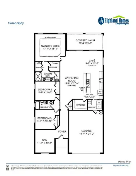 Serendipity - Home Layout