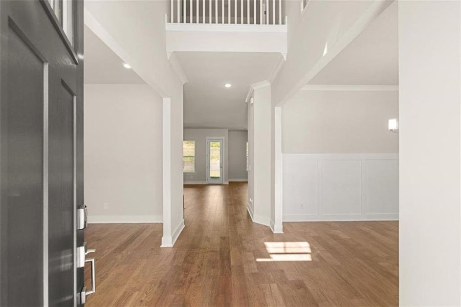 Spacious, unfurnished interior of a new home in Traditions of Braselton, Jefferson (Image 16).