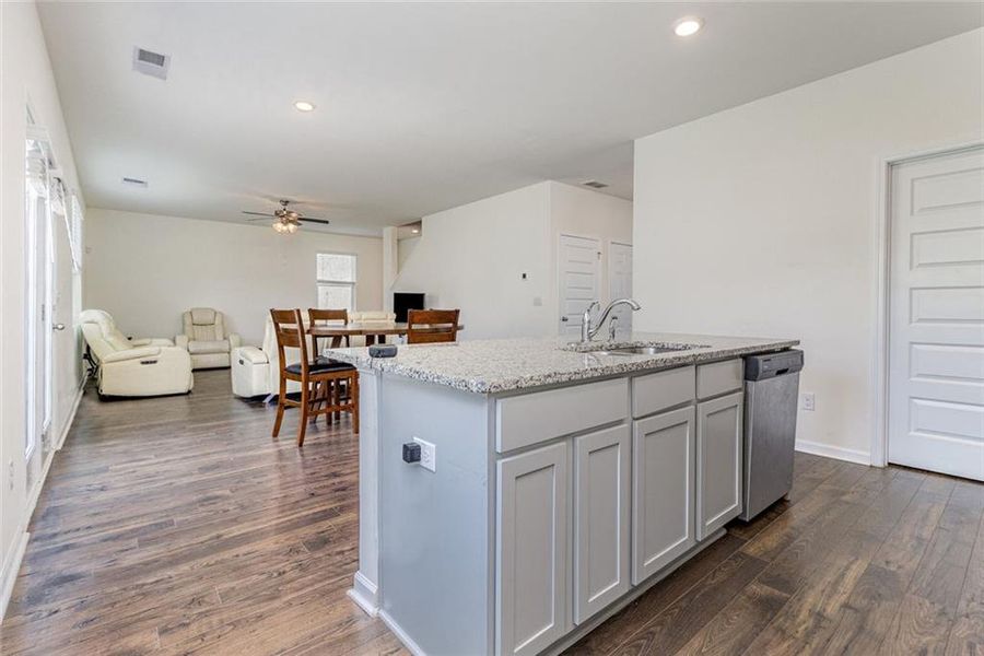 Furnished interior view inside a new home in Broder Farm, Stockbridge (Image 14).