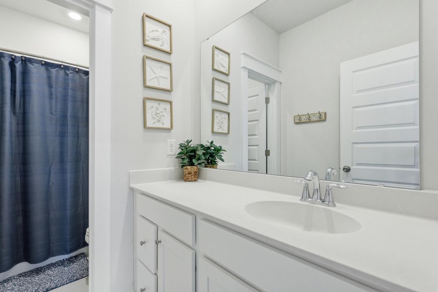 Furnished interior view inside a new home in Carnes Crossroads, Summerville (Image 33).