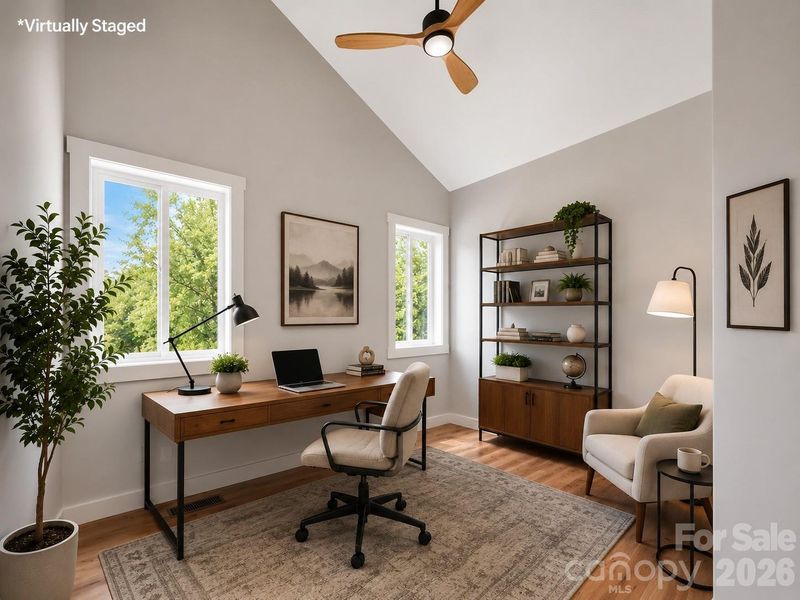 Virtually Staged flex space